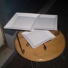 ビュッフェサーバー角型3段オードブル皿の画像