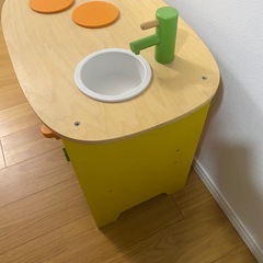 【おもちゃ】木のキッチン(森のアイランドキッチン)の画像