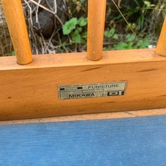 木製おしゃれなローチェア♪引き取り限定！の画像