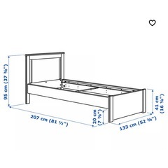 ベッド セミダブルの画像