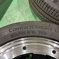 【美品】アルジェノンRX2 コンチネンタルCC7◆165/55R15 
4本の画像