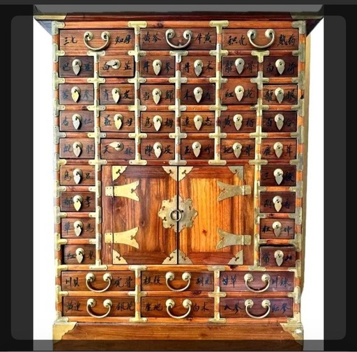 ☆12/4までお値下げ☆おしゃれ漢方薬箪笥・アンティーク家具·古家具·木製