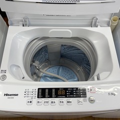 【安心の1年保証】Hisense の全自動洗濯機の画像