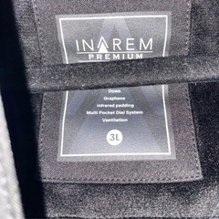 ワークマン イナレムプレミアム防水防寒コートブラック NRP1001 3Lの画像