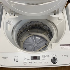 【安心の6ヶ月保証】SHARP の全自動洗濯機の画像