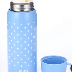 子供水筒サーモス水色中古の画像
