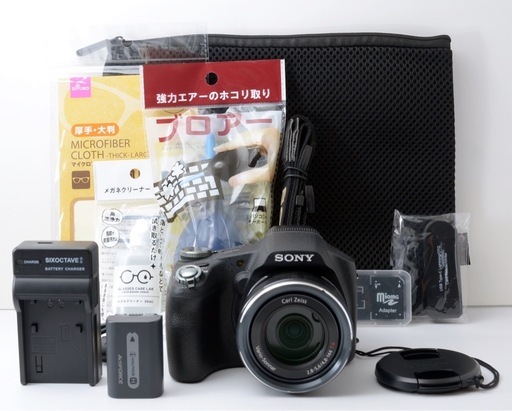 夜景が得意！SONY Cyber-shot HX100V★転送OK★30倍ズーム  1ヶ月動作補償あり！ 安心のゆうパック代引き発送！ 送料、代引き手数料無料！