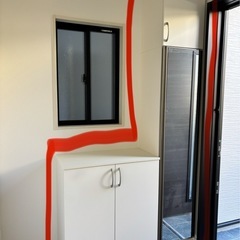  受け渡し者決定 新品 未使用品 靴箱 玄関 ミラー シューズボックスの画像