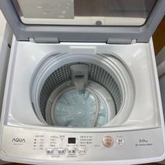 【安心の1年保証】AQUA の全自動洗濯機の画像