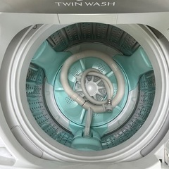 #39 大きめ8.0kg!! 激安洗濯機!! AQUA 2019年 AQW-VW80G(W) 全自動電気洗濯機の画像