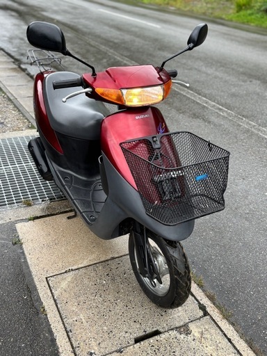 レッツ2 SUZUKI 原付スクーター　綺麗　格安　岐阜　let's2 カゴ付き