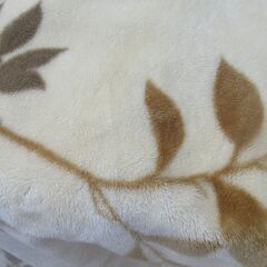 西川　NISHIKAWA 高級毛布　ベージュ系　シングル　京都西川の画像