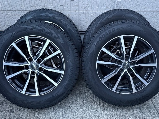 225/65R17 ヨコハマアイスガードG075 2021年製 ホイール付 4本セット