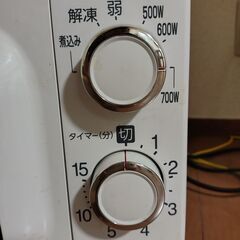 電子レンジ　動作良好　無料でお譲りしますの画像