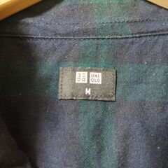 ユニクロ フランネルチェックシャツ【美品】ブラックウォッチの画像