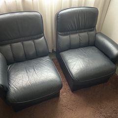 レザーソファの画像