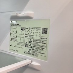 【1年保証】2ドア冷蔵庫 Panasonic NR-B16C1-Wの画像
