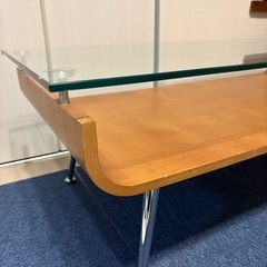 ミッドセンチュリー　ガラステーブルの画像