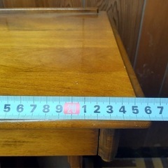 ⭐︎早い者勝ち⭐︎★希少★ カリモク Karimoku コロニアル ブランド 花台 電話台 アンティーク調 飾り台 木製※アンティーク風でオシャレです！の画像