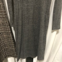 セーター ワンピース ロング丈の画像