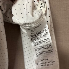 ブラウス　ドット柄の画像