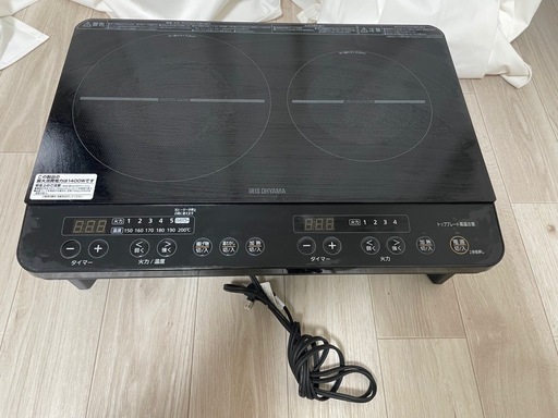 アイリスオーヤマ　2口IHコンロ