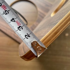 座椅子　木目調の画像