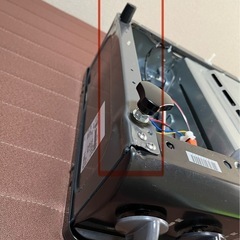 訳あり未使用の新古品が定価の半額　 リンナイ LPガス用グリル付きガステーブルの画像