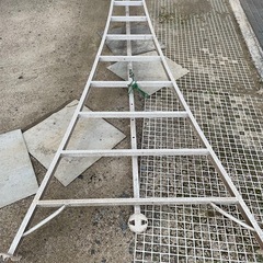 【ハセガワ】GSN-300　アルミ　植木はしご　三脚脚立　の画像