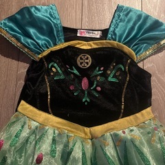 【お譲り先が決まりました！】アナと雪の女王　アナ　ドレス　サイズ110の画像