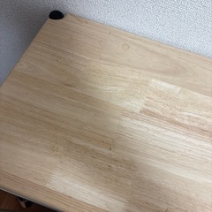 【無料】スチールラック　木製天板付きの画像