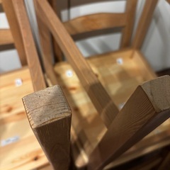 決まりました 無料 ダイニングチェア4脚セットの画像