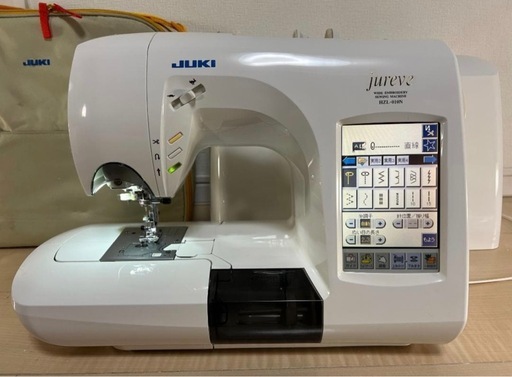 JUKI jureve HZL-010N　刺しゅうミシン　刺繍機付