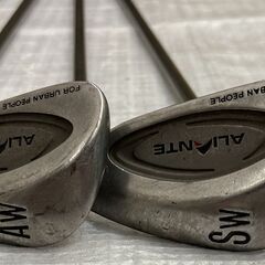 ij6162A ゴルフバッグ クラブ アイアン 8本 ALIANTE FOR URBAN PEOPLE ピッチングウェッジ アプローチ 5-9番 アリアンテの画像