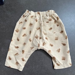 GUプードル柄ハーフパンツ 100cmの画像