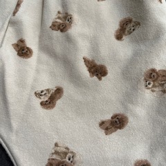 GUプードル柄ハーフパンツ 100cmの画像