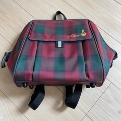 アリスこども園制服・リュックの画像