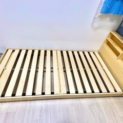 [美品] すのこベッドフレーム (シングル)の画像