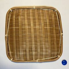 竹ざる二枚の画像