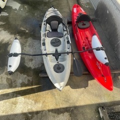 カヤック2台の画像