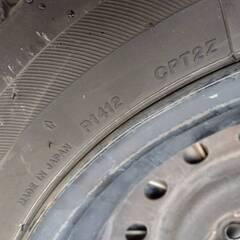 日本製・タイヤ・ブリヂストン/BRIDGESTONE・iCEPARYNER2 スタッドレスタイヤ・155/65R14　　２本の画像