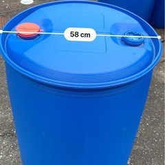 中古200Ｌ青ポリドラムの画像