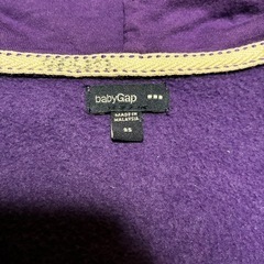 キッズ　GAP チャック付きフーディの画像