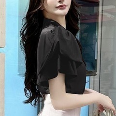 Rady 【美品】フラワーブローチ パフスリーブ トップス の画像