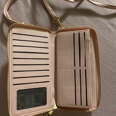 ピンク財布ショルダーの画像