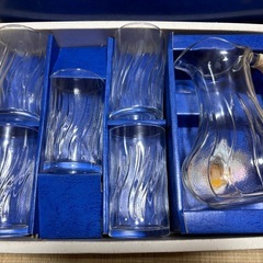 <決まりました>>ガラスコップ、ピッチャーの画像