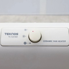 セラミックヒーター｜TEKNOS テクノス TS-123 W ファンヒーターの画像