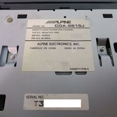 ☆ALPINE　アルパイン　ＣＤデッキ　ＣＤＡ－９８１５Ｊ　上位モデル！（現状渡し）☆の画像