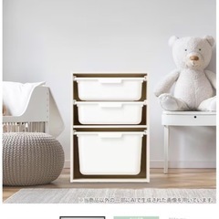 ニトリ　カラーボックス　収納ボックスつきの画像