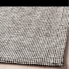 IKEA ラグ TIPHEDE 155×220cm ブラックの画像